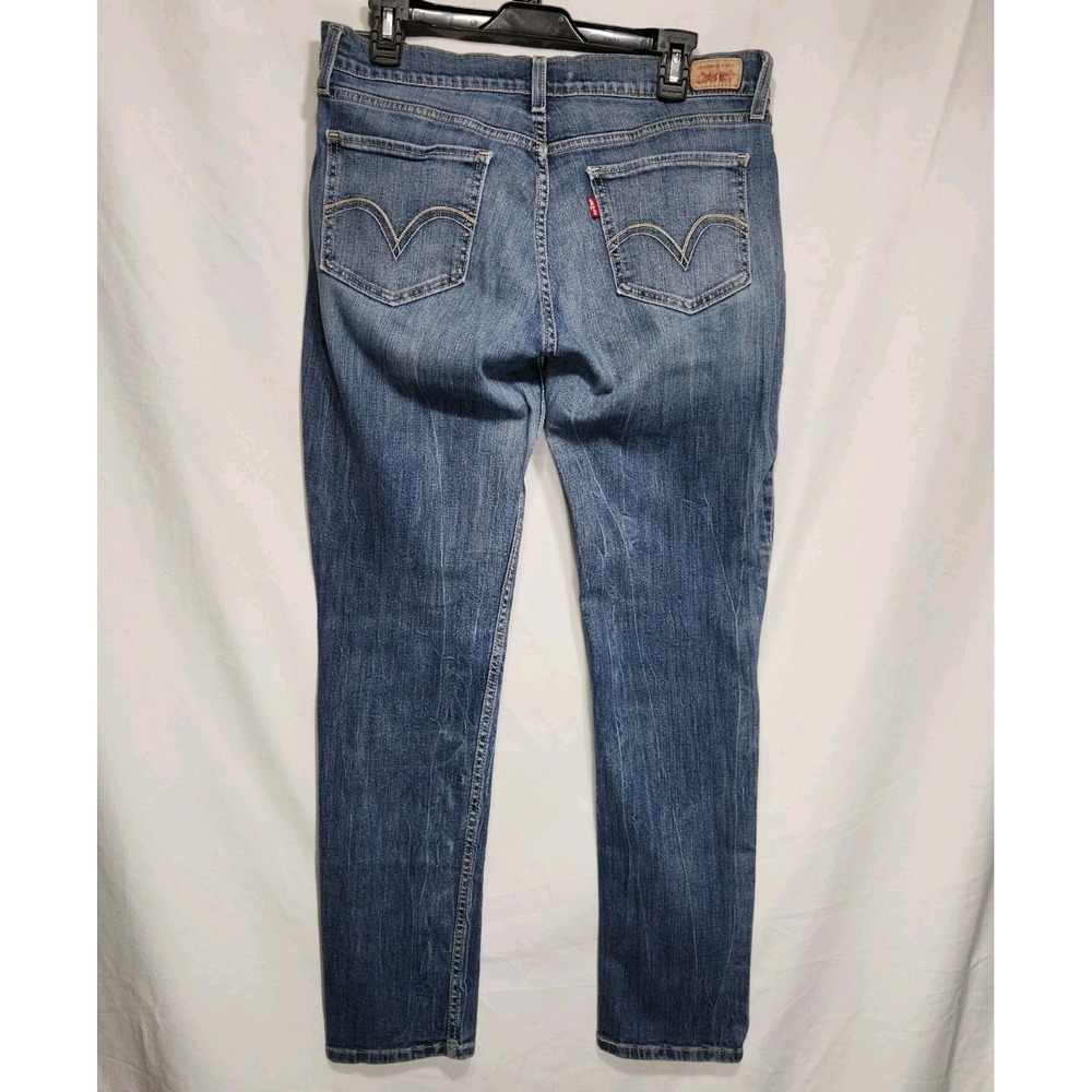 Levi's 524 Too Superlow‎ Womens Size 13M Blue Denim Jeans - Picture 2 of 9